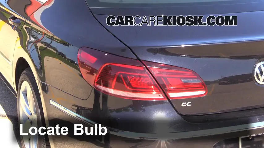 2013 Volkswagen CC Sport Plus 2.0L 4 Cyl. Turbo Sedan (4 Door) Lights Reverse Light (replace bulb)